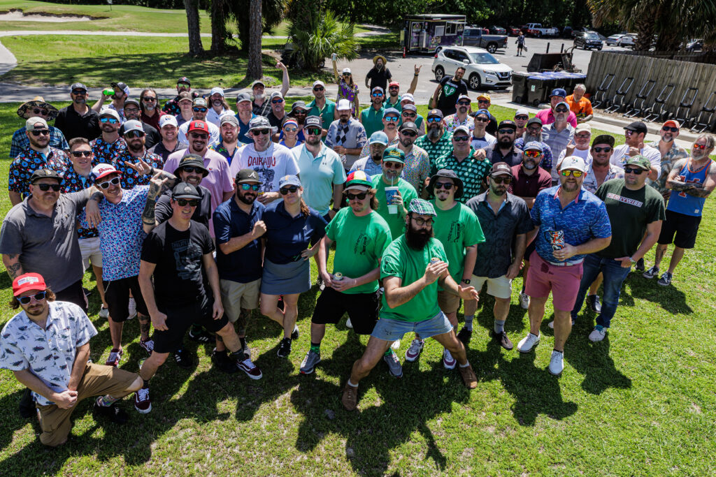 Group Photo of all the golfers from Golf Wars 2025.